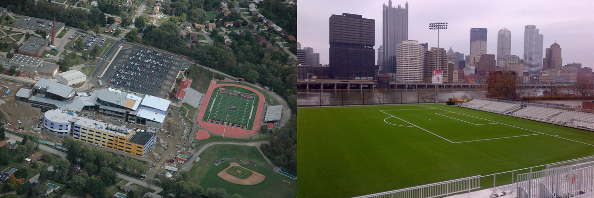 Bethel Park Highschool and Riverhounds Soccer Stadium